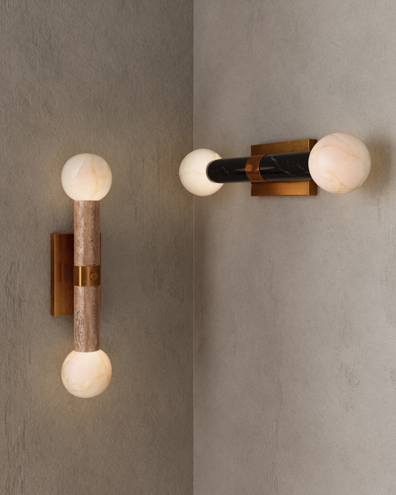 Beatrix Beige Bath Wall Sconce