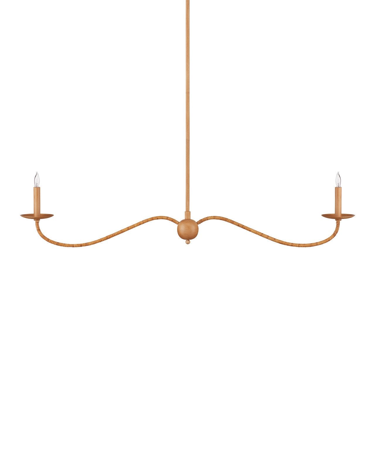 Saxon Linear Tan  Chandelier