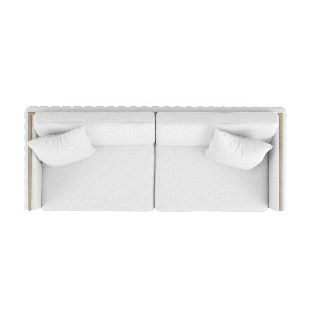 Cassat Channeled Sofa - White