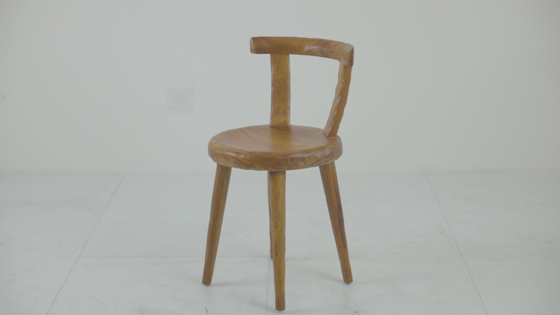 Brutalist Primitive Painters Teak Dining Chair