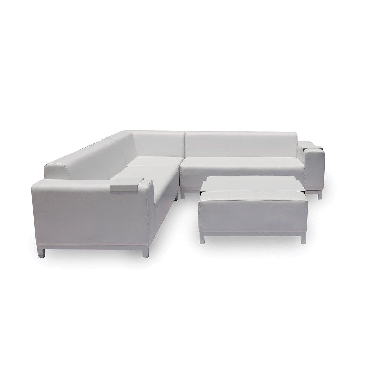 Andrew Outdoor Set-Whiteline Modern Living-WHITELINE-COL1595-WHT-1-France and Son