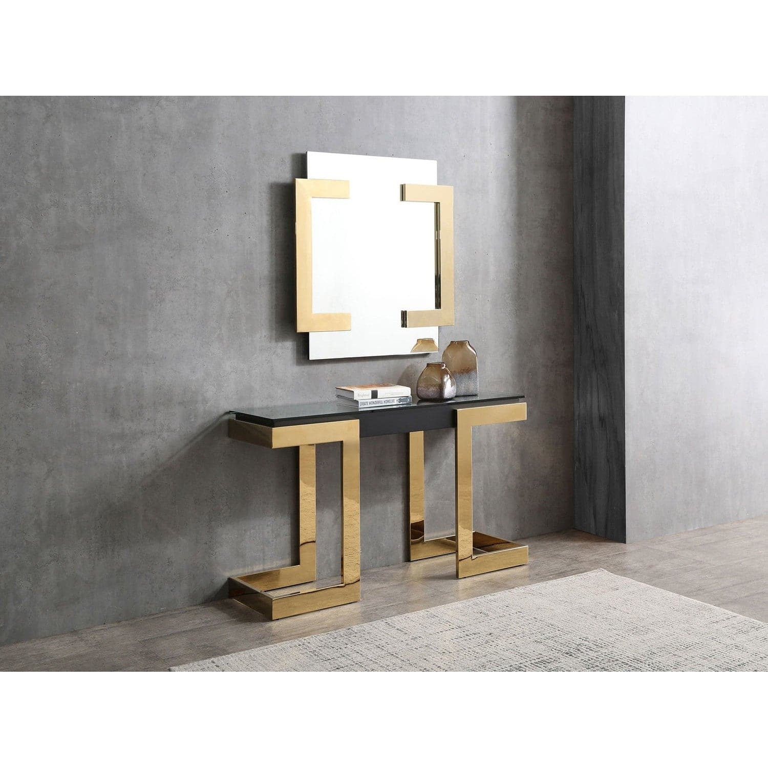 Sumo Console-Whiteline Modern Living-WHITELINE-CO1658-BLK-Console Tables-4-France and Son