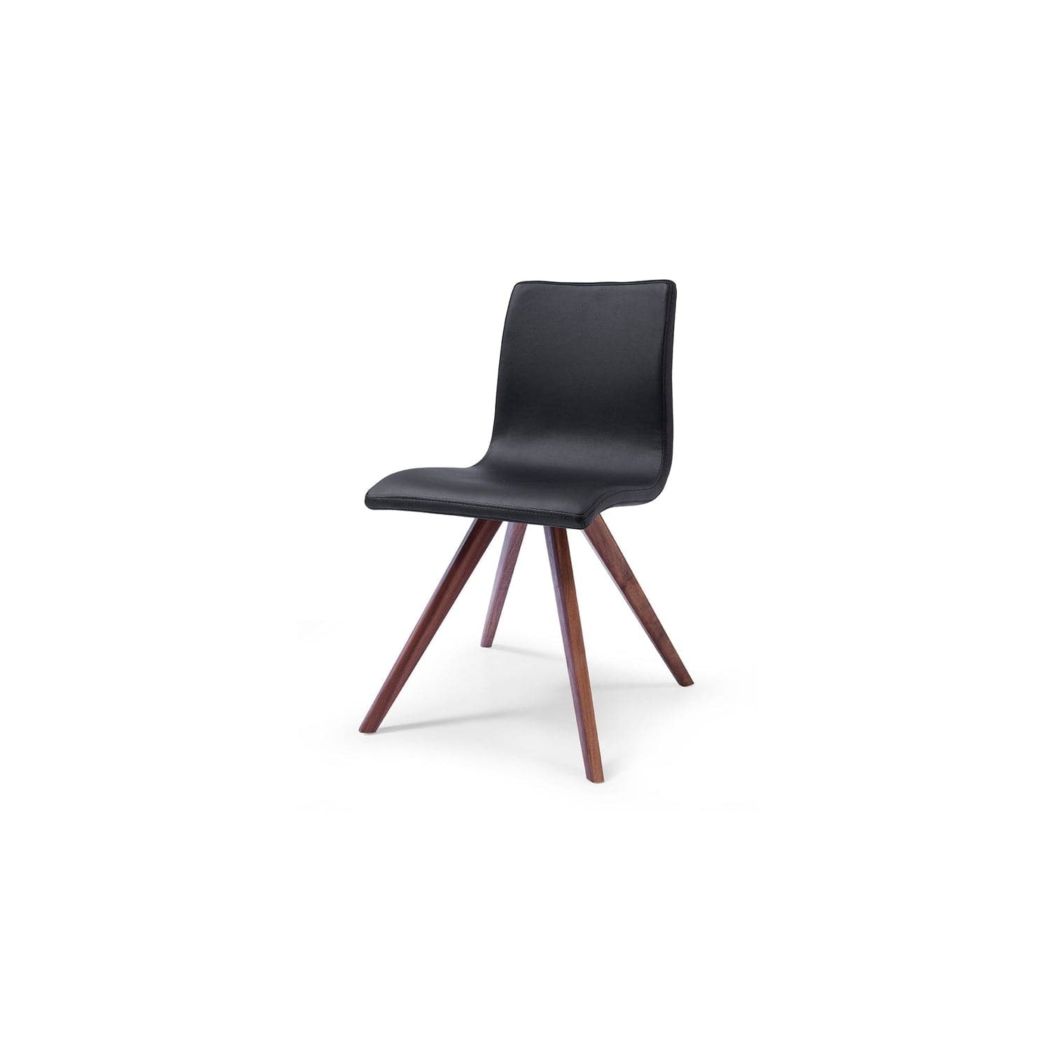 Olga Dining Chair-Whiteline Modern Living-WHITELINE-DC1243P-BLK-Dining ChairsBlack-1-France and Son