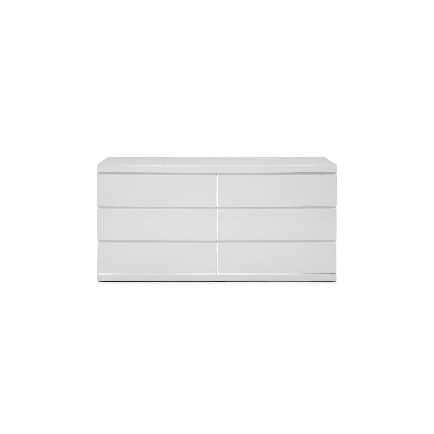 Anna Double Dresser-Whiteline Modern Living-WHITELINE-DR1207D-WHT-DressersWhite-4-France and Son