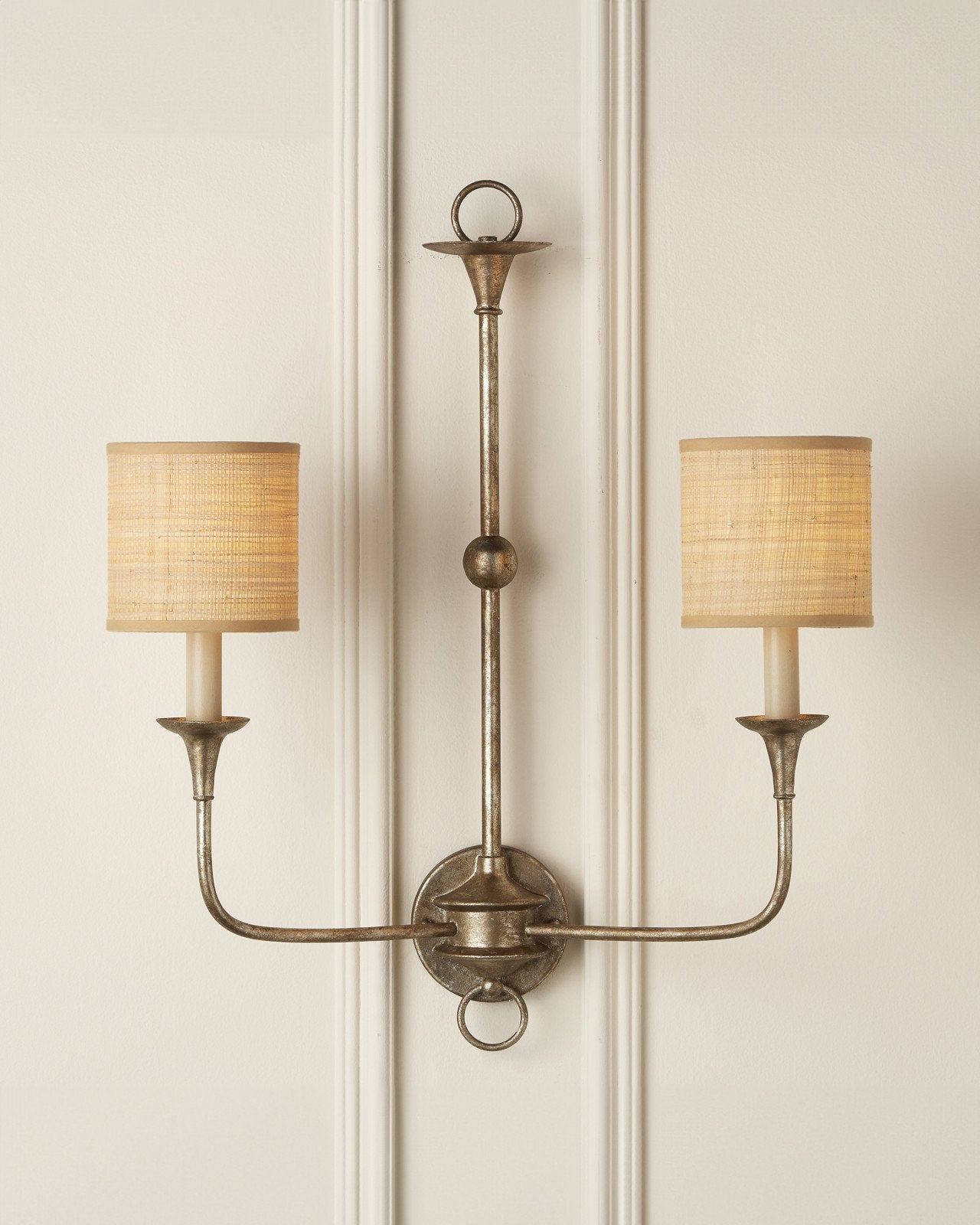 Nottaway Champagne Double-Light Wall Sconce