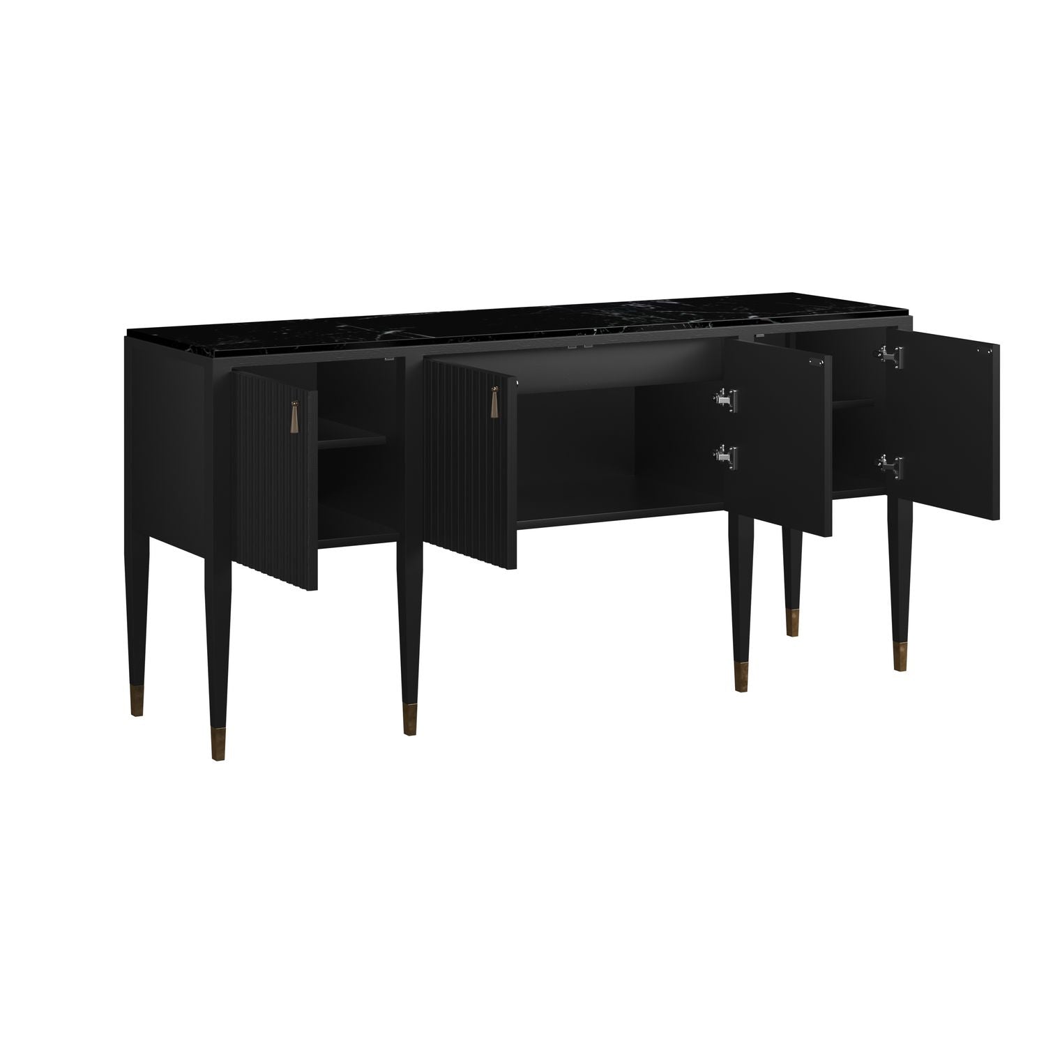 Eave Sideboard — Ink (Ebony Black)