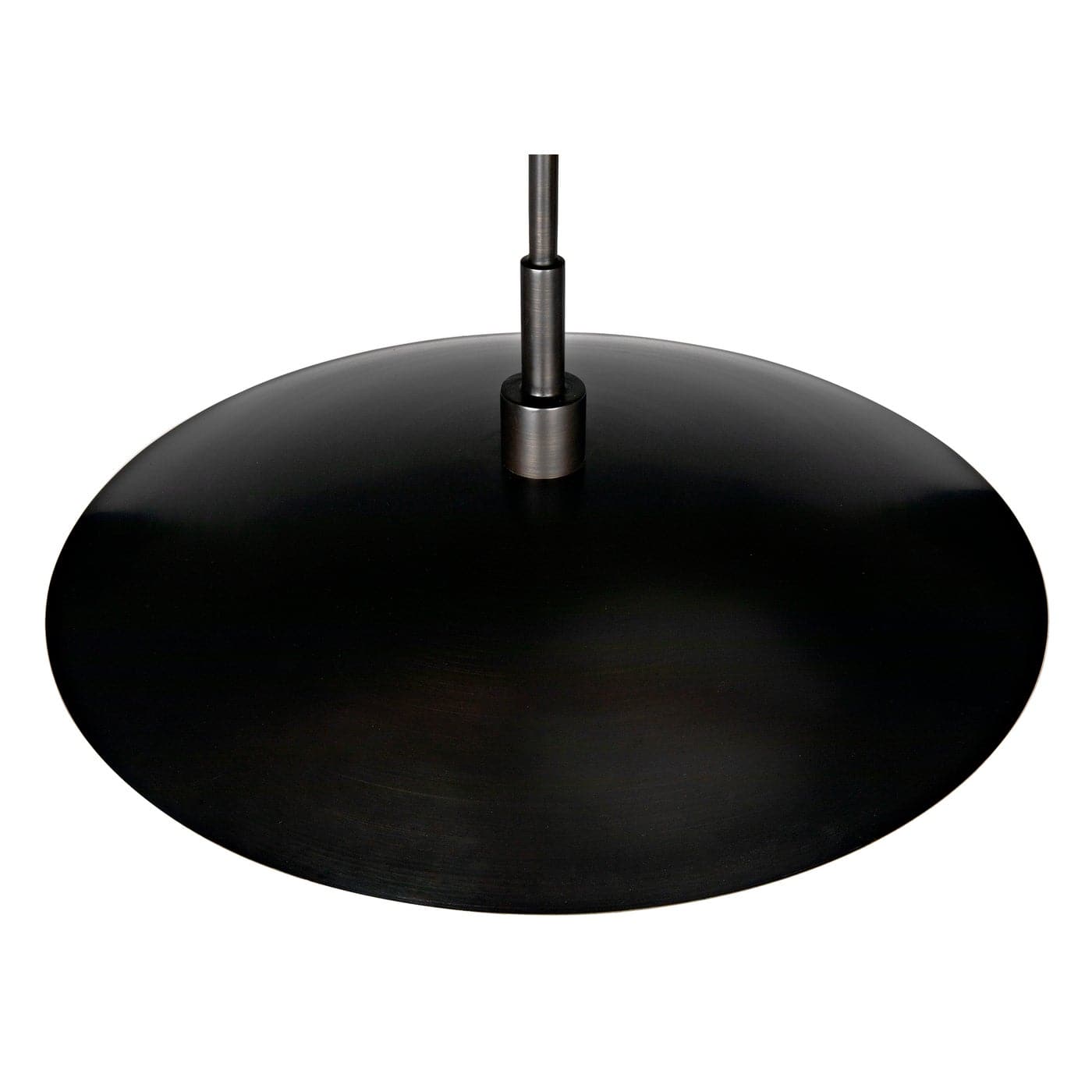 Anton Pendant - Metal With Aged Brass Finish-Noir-NOIR-PZ009AB-Pendants-4-France and Son