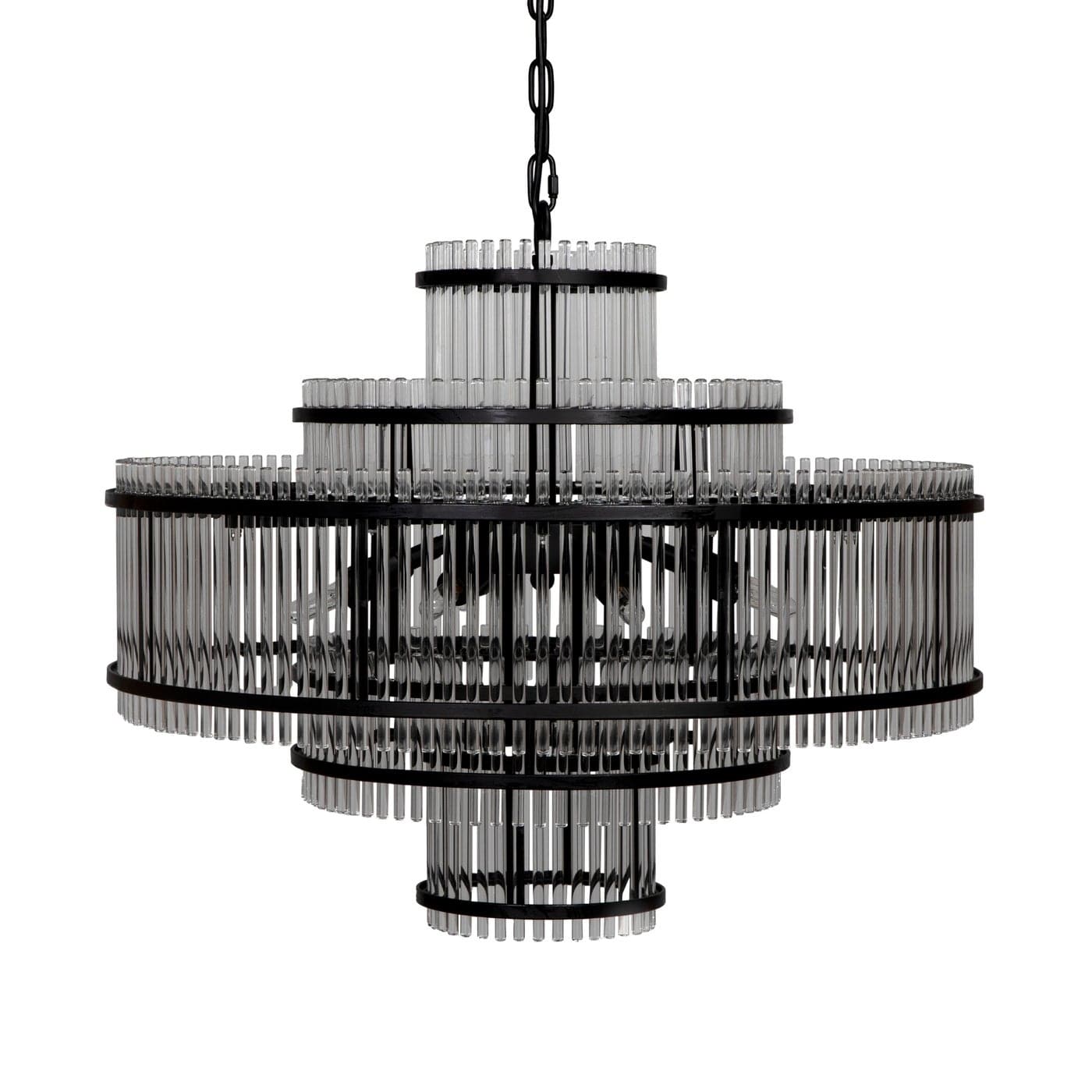 Rowan Chandelier-Noir-NOIR-PZ031MTB-Chandeliers-2-France and Son