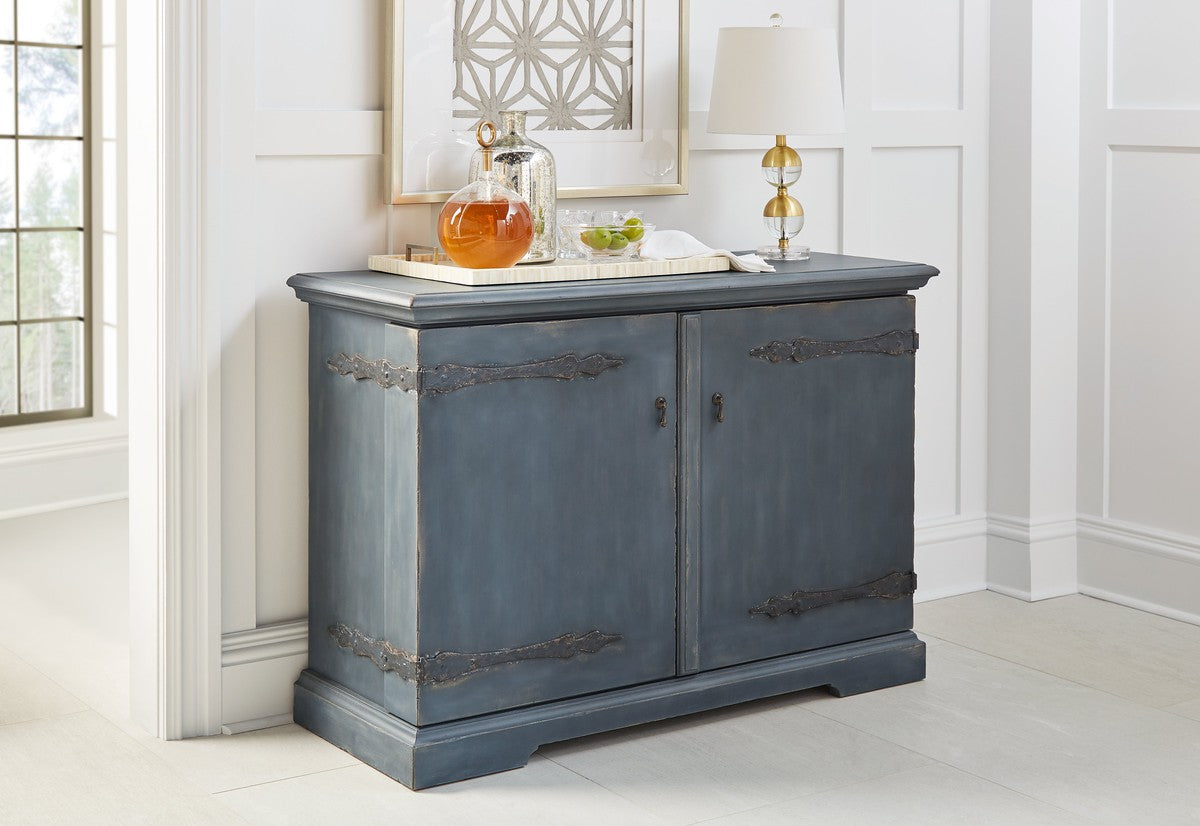 Alcove Bar Cabinet - Blue