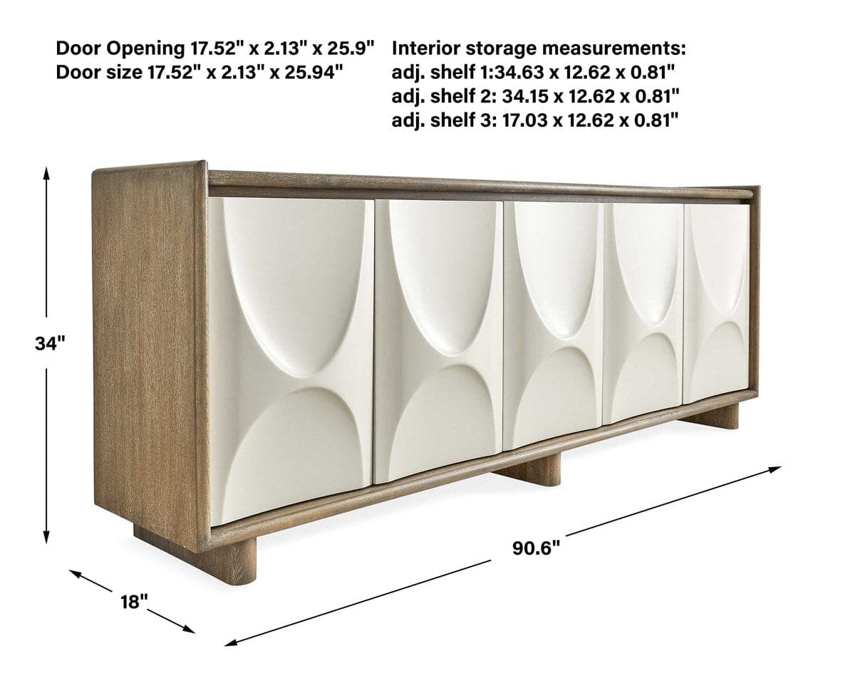 Leroy 5 Door Cabinet