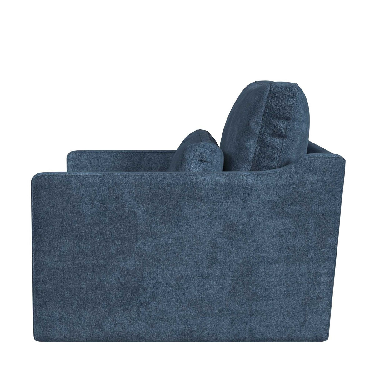 Dorotea Swivel Chair-and-a-Half - Lux Peacock