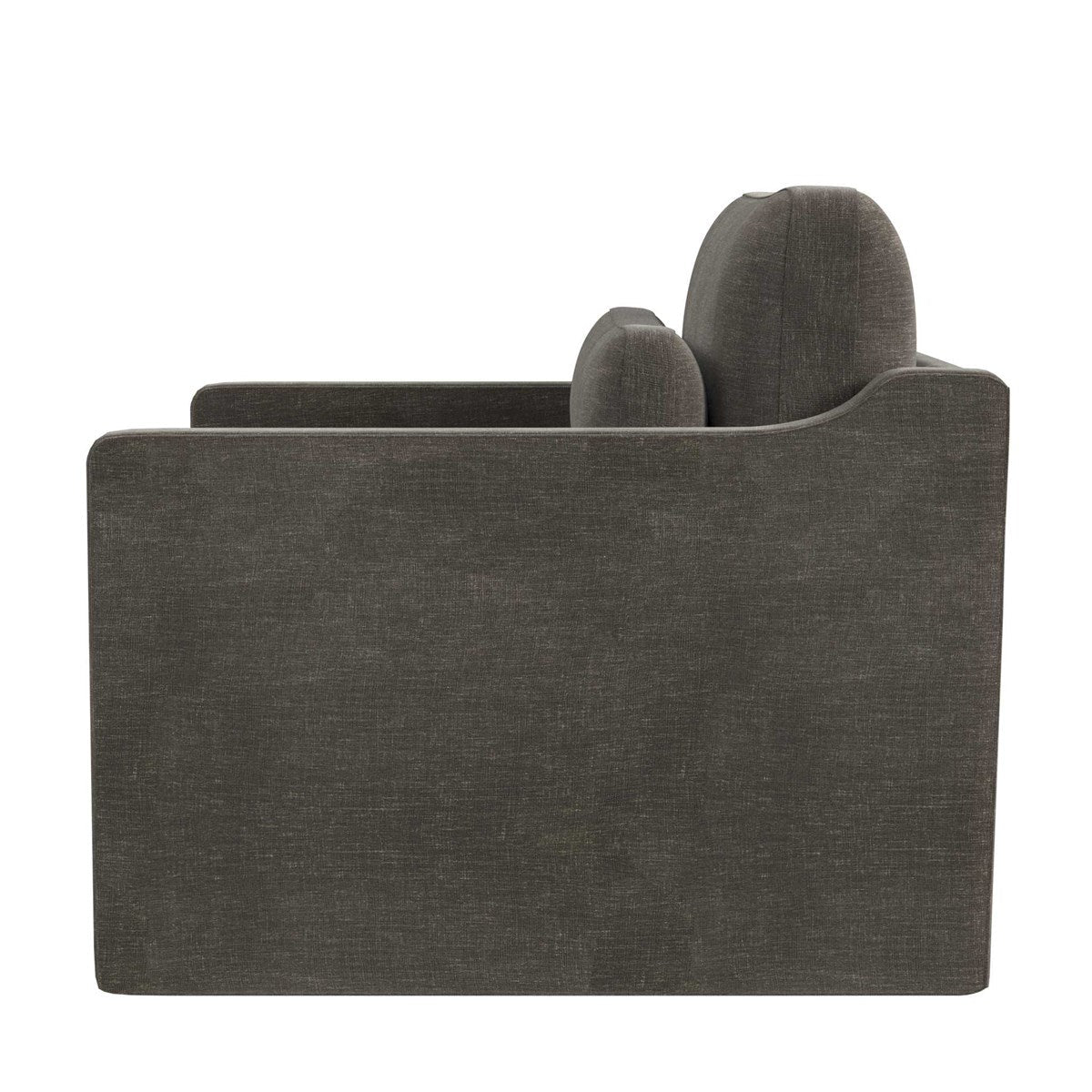 Dorotea Swivel Chair-and-a-Half - Lux Graphite