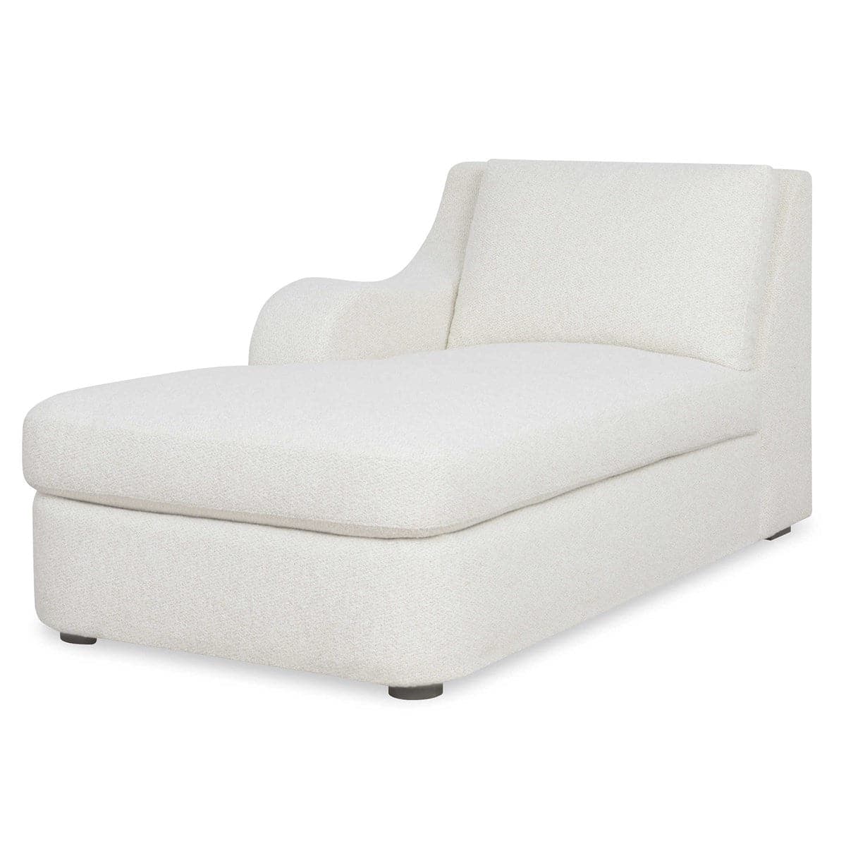 Dirk Chaise, Left Arm Facing - Snuggle Vanilla