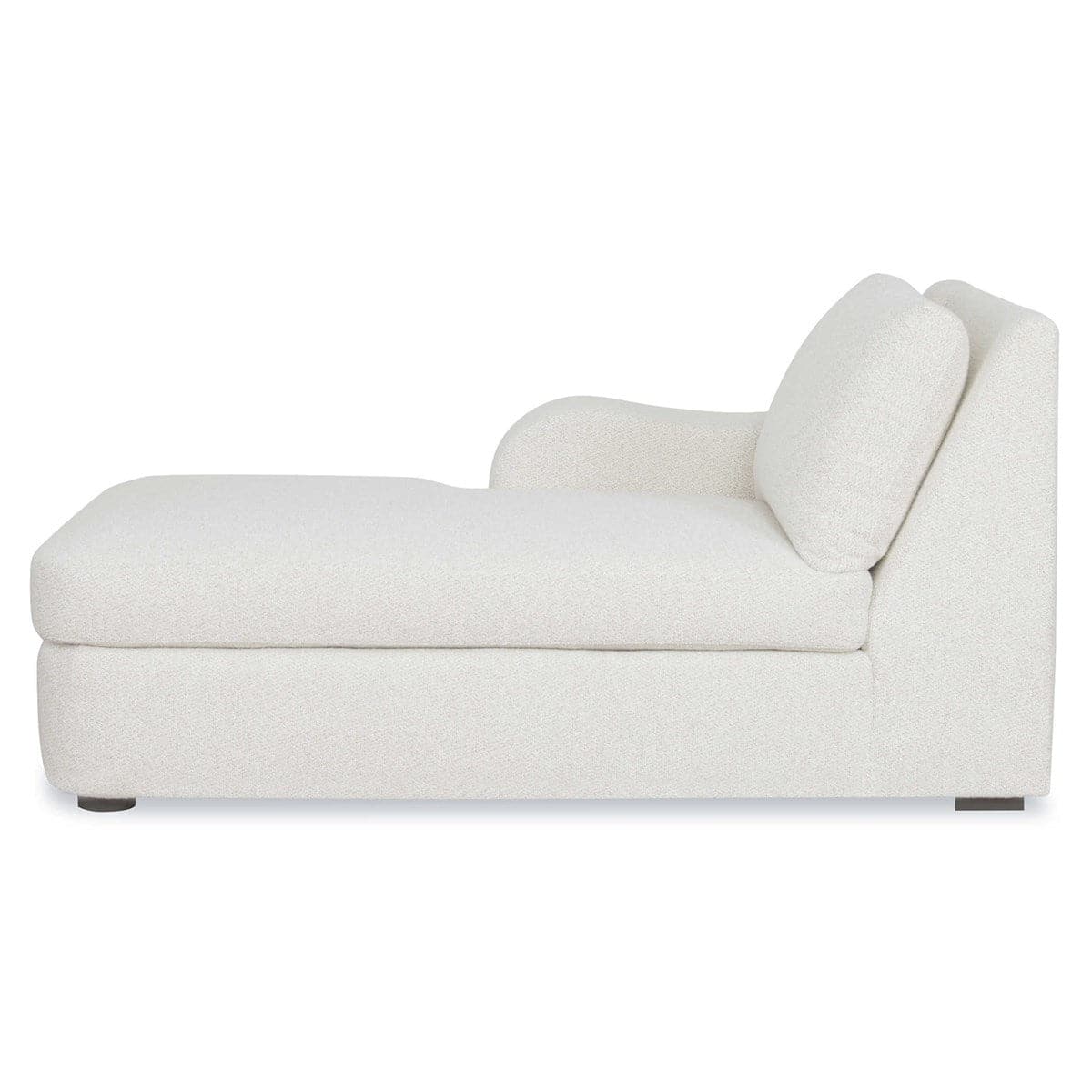 Dirk Chaise, Left Arm Facing - Snuggle Vanilla