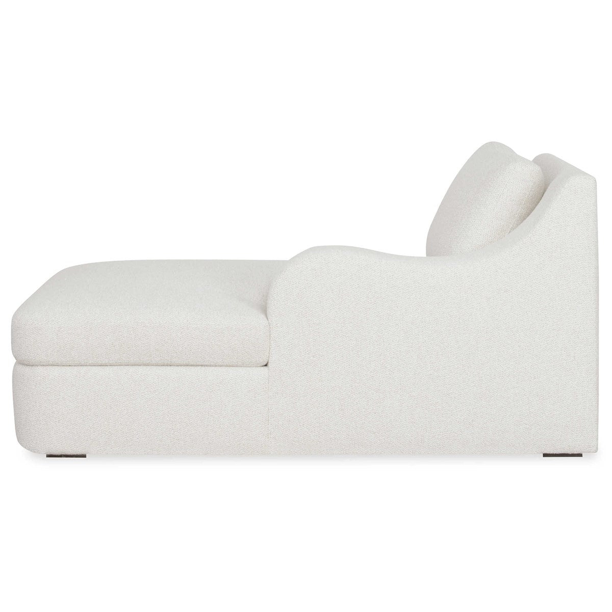 Dirk Chaise, Right Arm Facing - Snuggle Vanilla