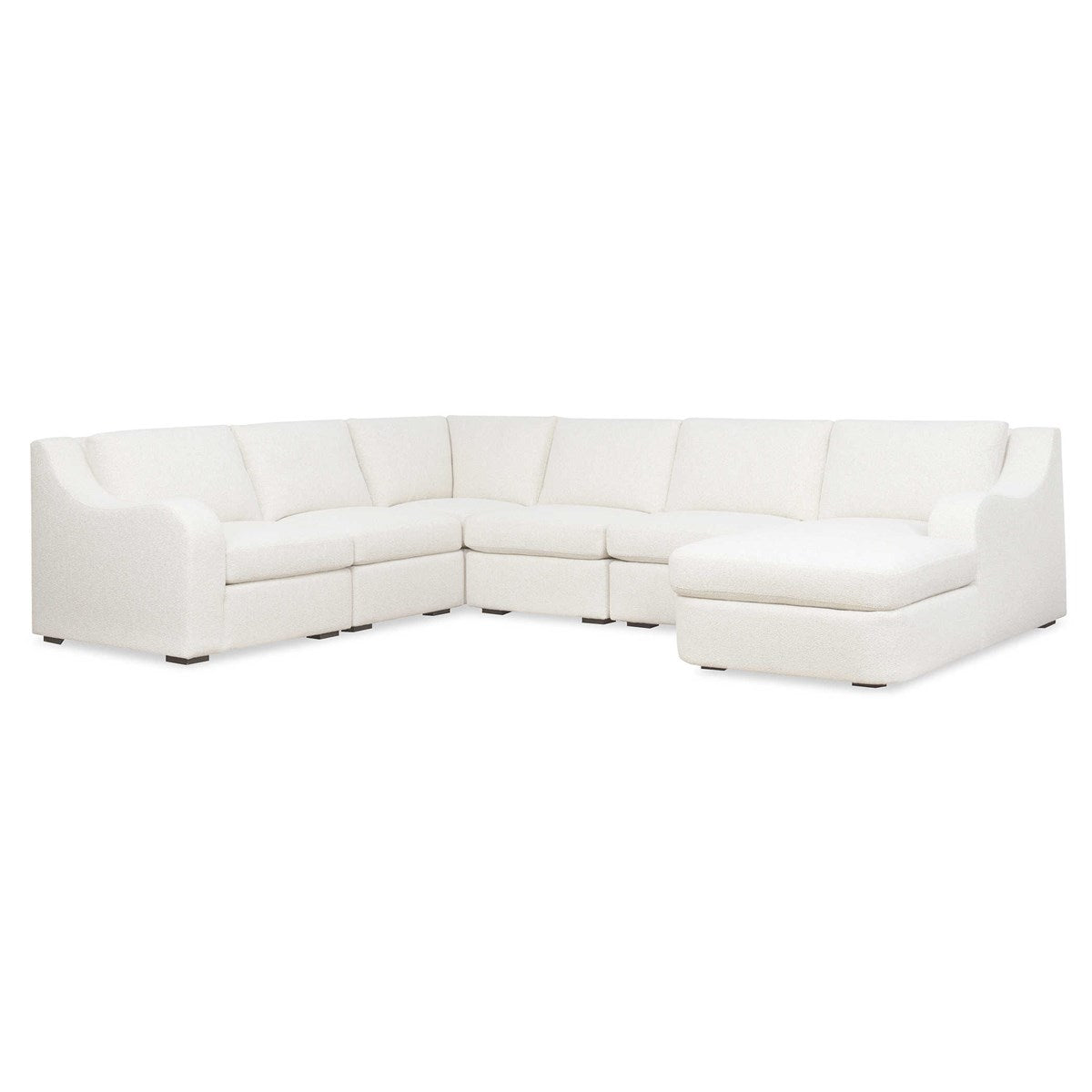 Dirk Chaise, Right Arm Facing - Snuggle Vanilla