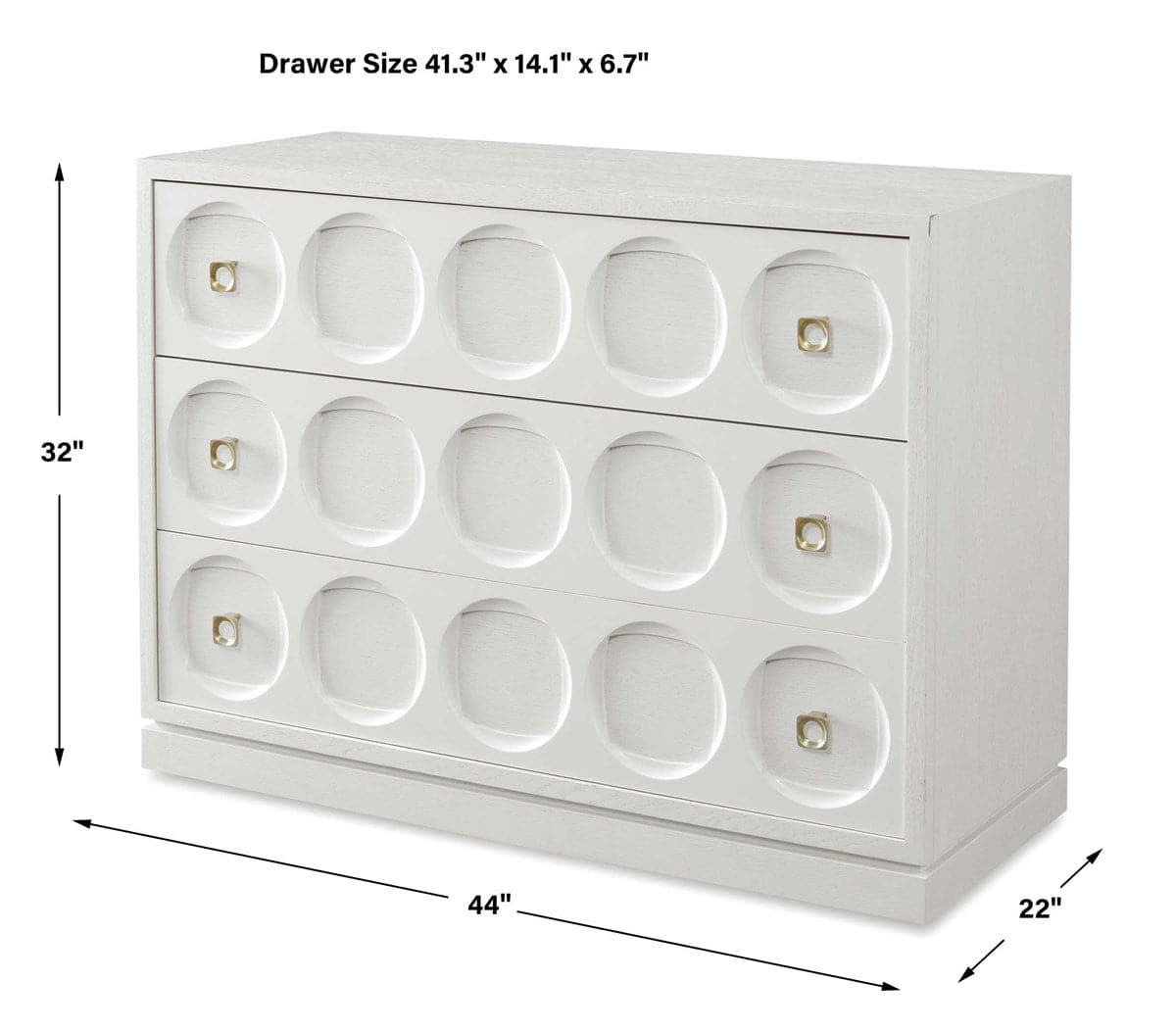 Edeline 3 Drawer Chest