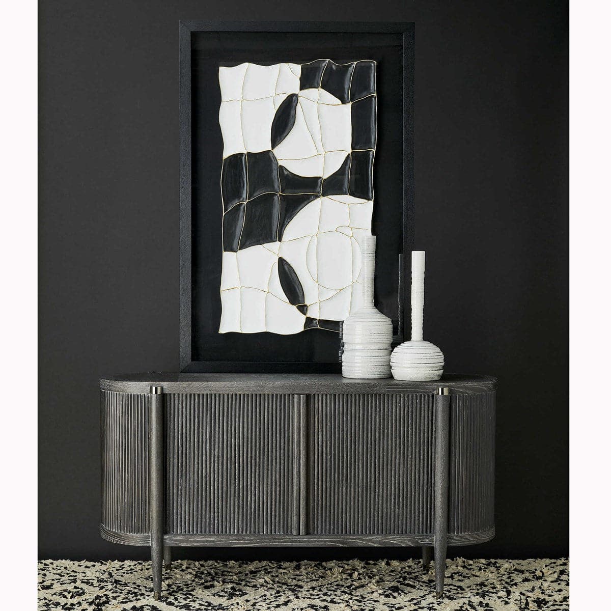 Seraphina Cabinet - Black Ceruse