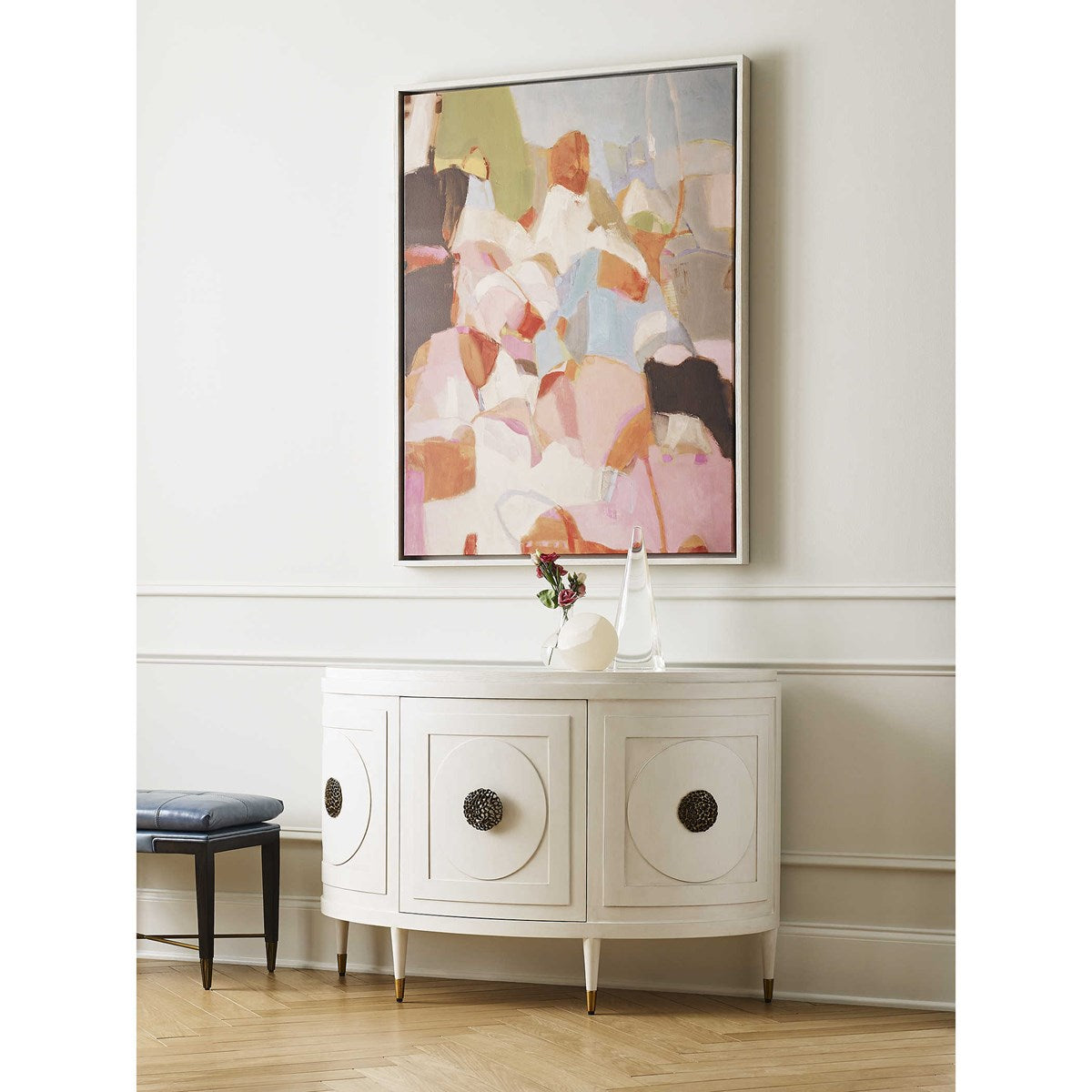 Ephrem 48 Inch Console Cabinet - White