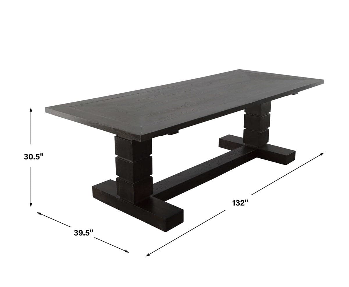 Feliciana Extension Dining Table, 2 CARTONS