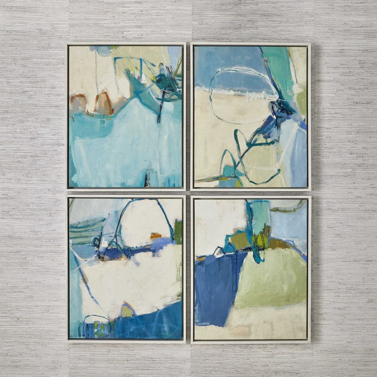 Ardelia Framed Canvases, S/4