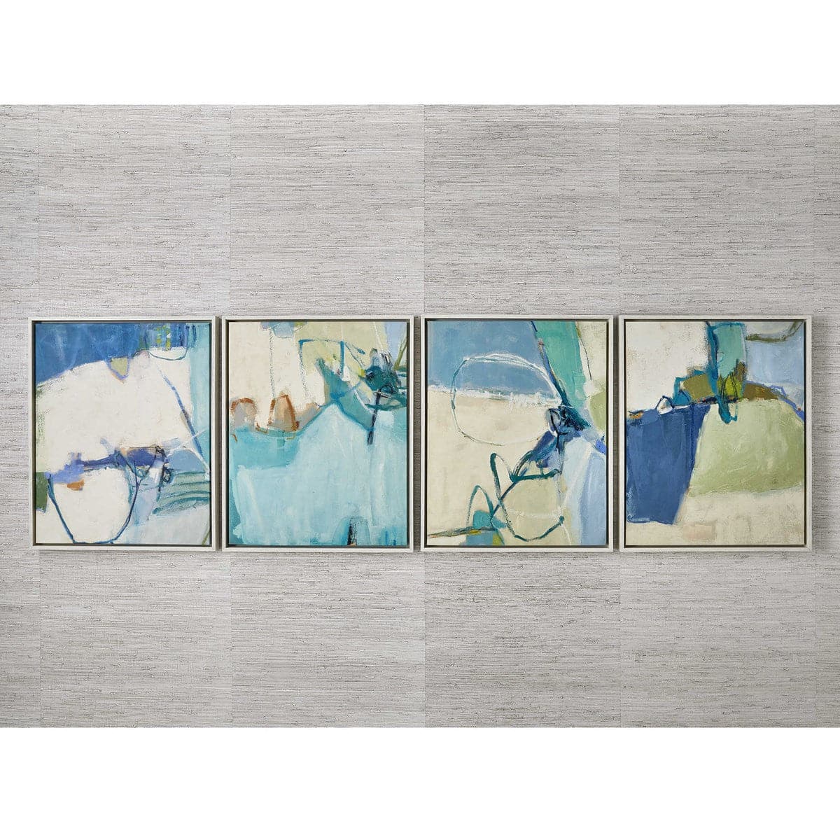 Ardelia Framed Canvases, S/4