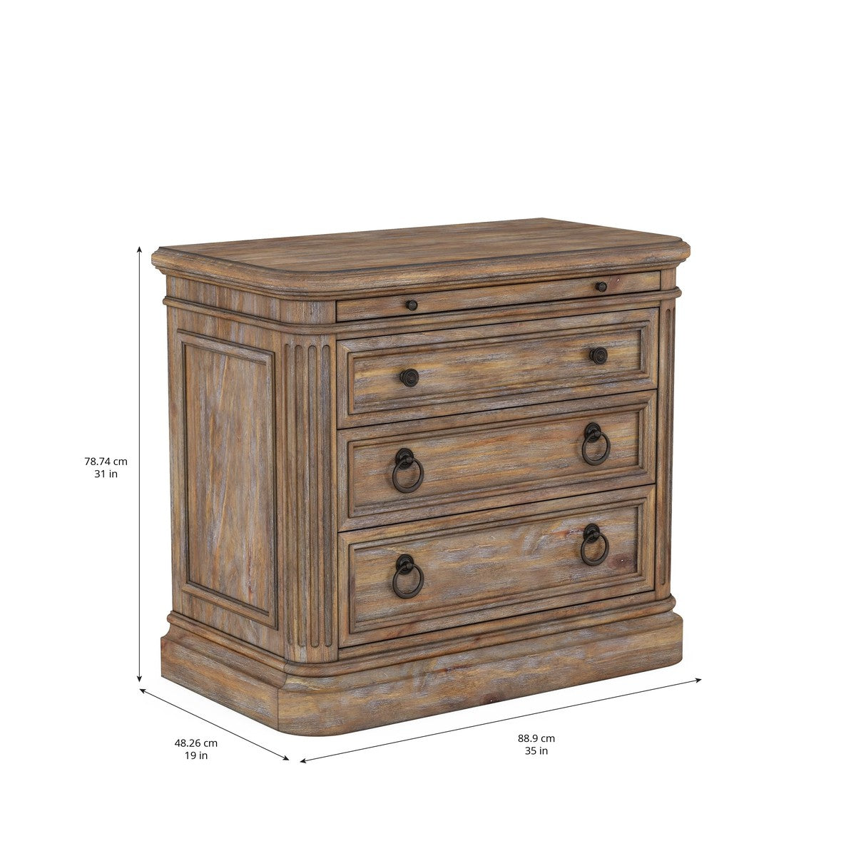 Architrave Nightstand - Brown