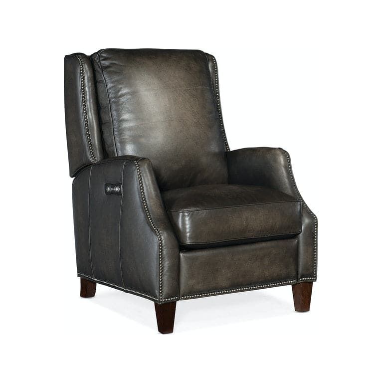 Kerley Power Recliner w/ Power Headrest-Hooker-HOOKER-RC260-PH-095-Lounge ChairsBlack-2-France and Son