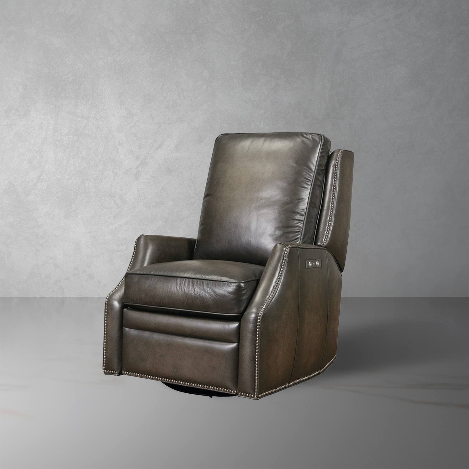 Kerley Power Swivel Glider Recliner-Hooker-STOCKR-HOOKER-RC260-PSWGL-095-Lounge ChairsSarzana Castle-1-France and Son