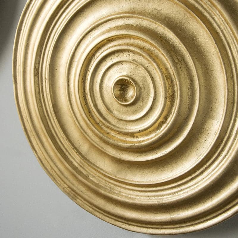 Zen Circle Wall Art-Gold Leaf Design Group-GOLDL-RE2565-20G-Wall ArtZen Circle Wall Art -19.5"D-1-France and Son