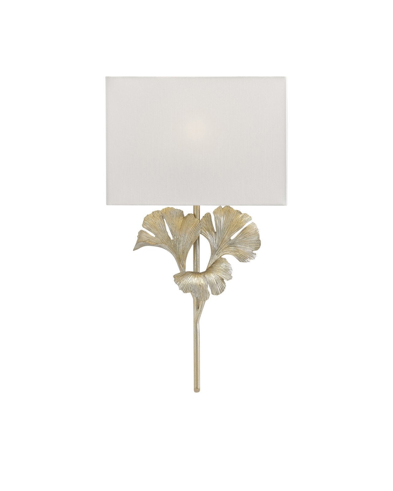 Gingko Silver Wall Sconce