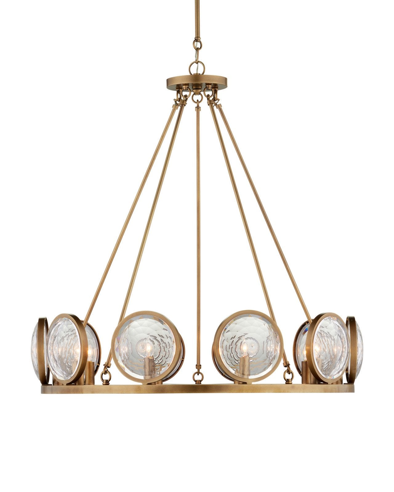 MarjieScope Brass Chandelier