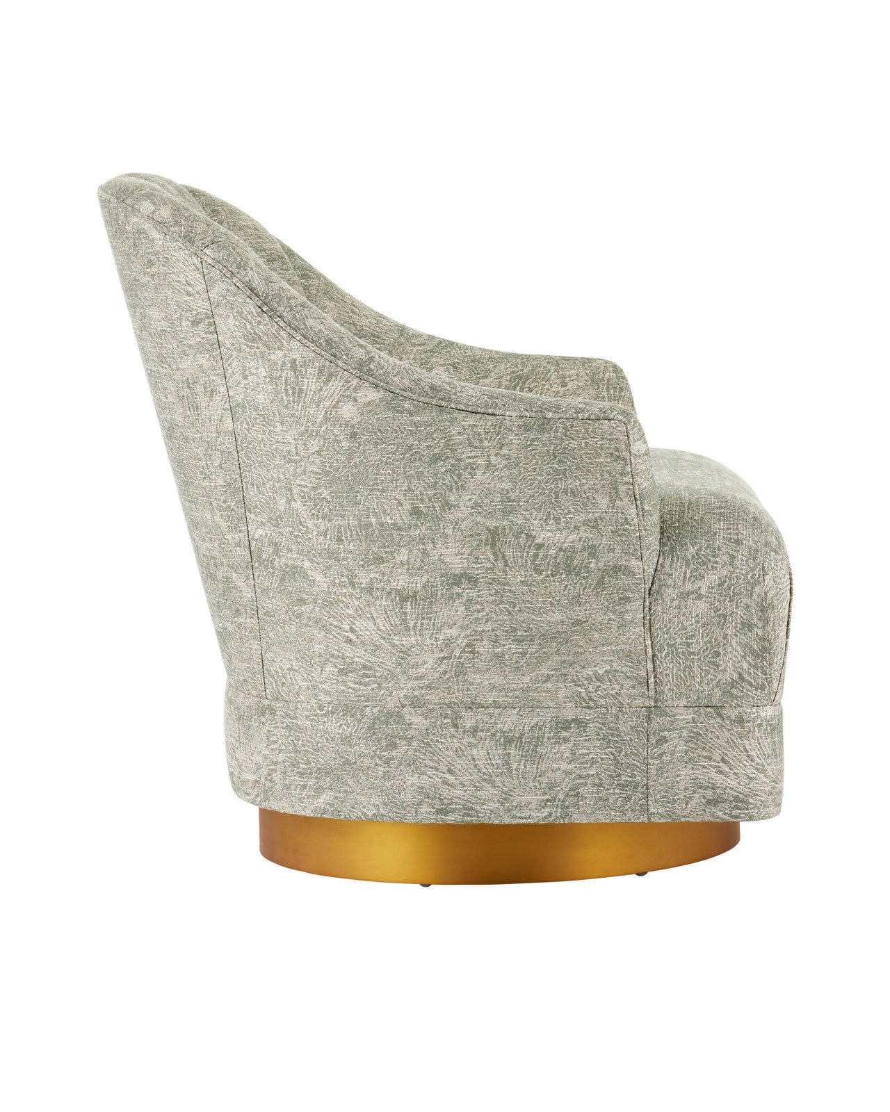 Inga Swivel Chair, Cindaria Celadon
