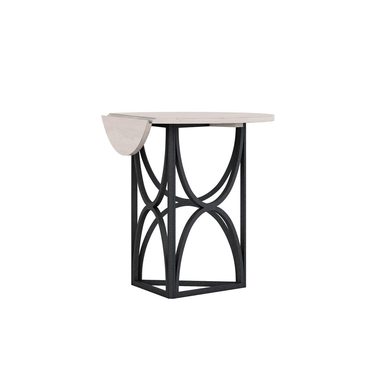 Alcove Chairside Table - White