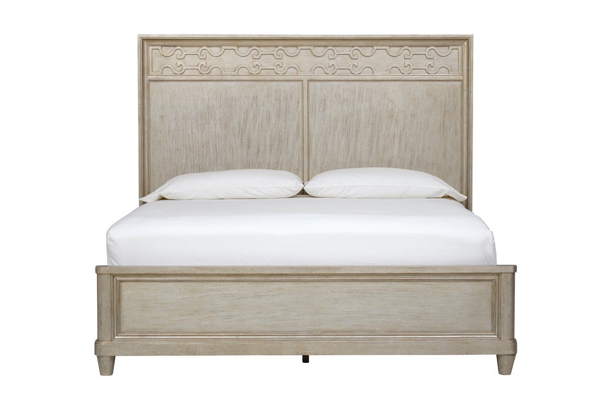 Morrissey King Cashin Panel Bed - Silver