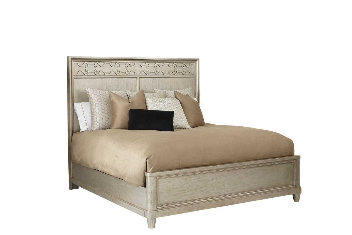 Morrissey Queen Cashin Panel Bed - Silver