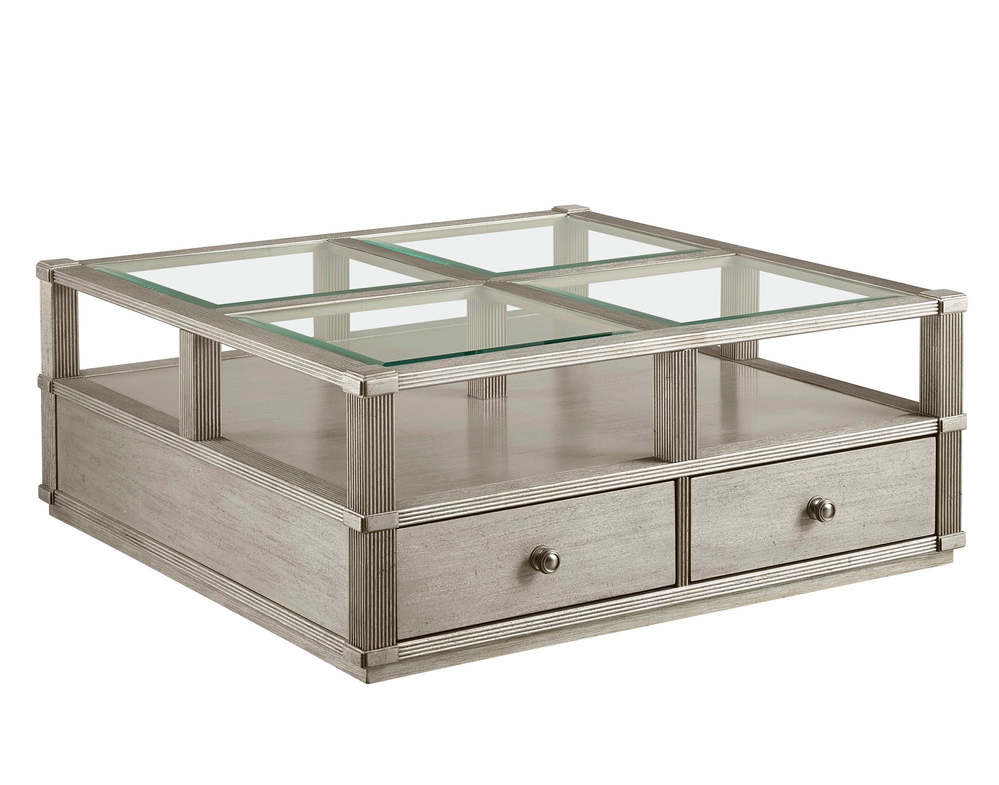 Morrissey Ellman Cocktail Table - Bezel - Silver