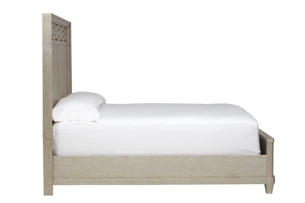 Morrissey Queen Cashin Panel Bed - Silver