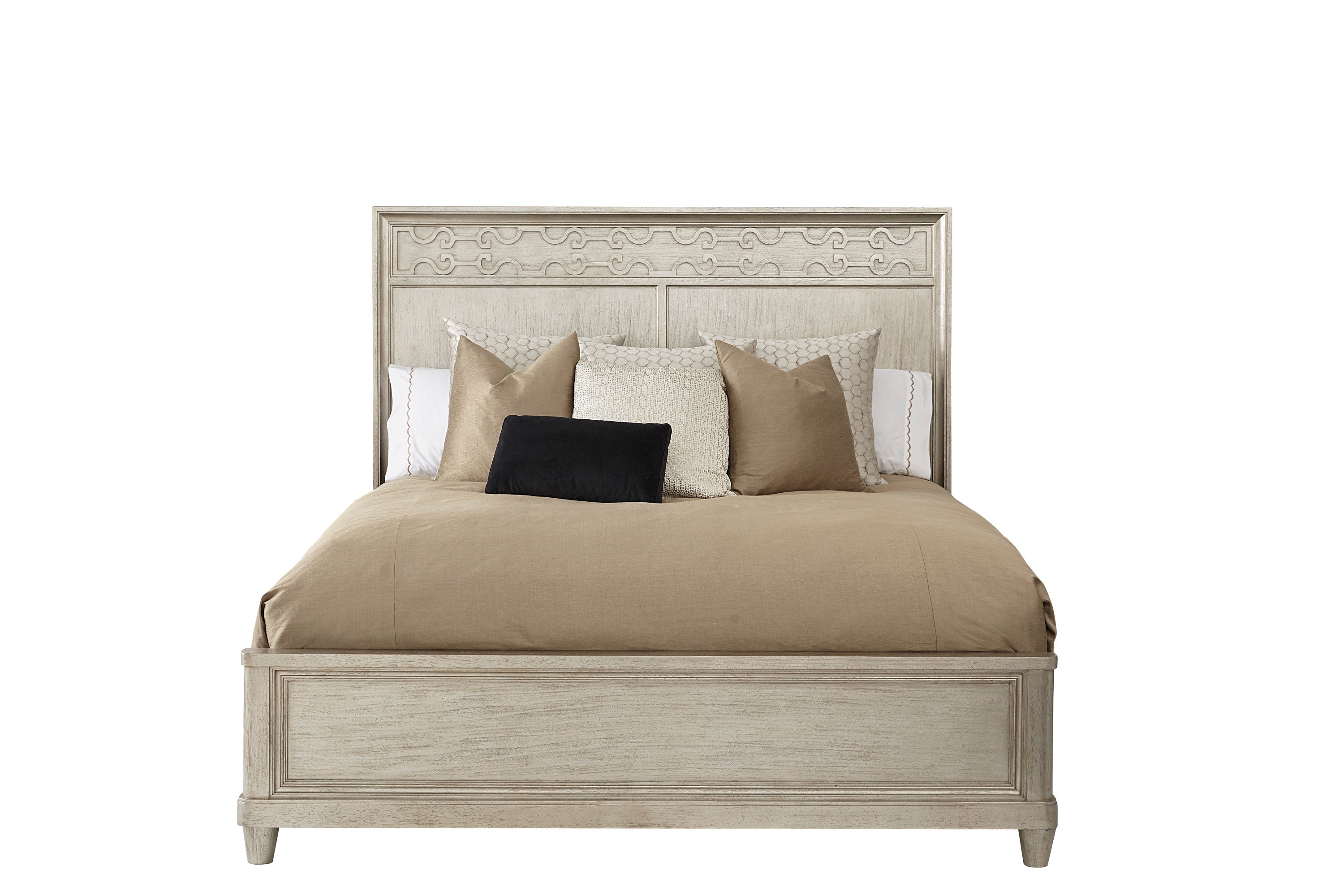 Morrissey Queen Cashin Panel Bed - Silver