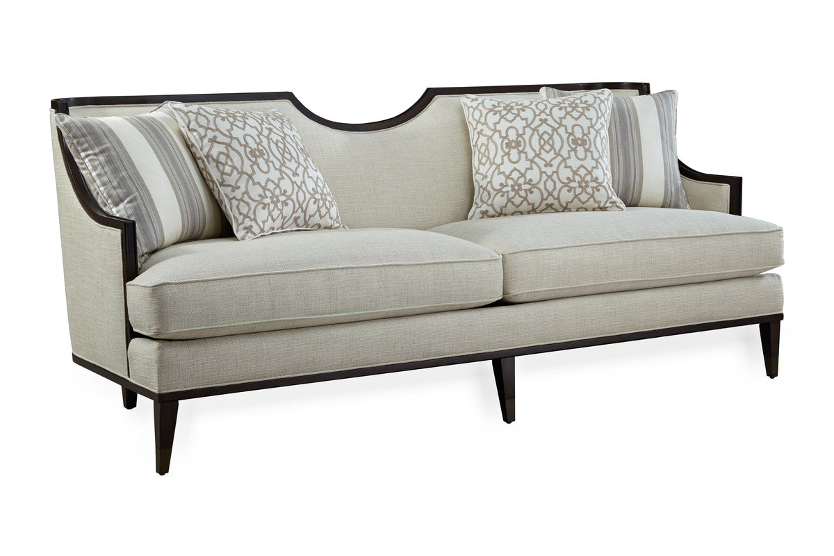 Harper Ivory Sofa - Beige, Brown