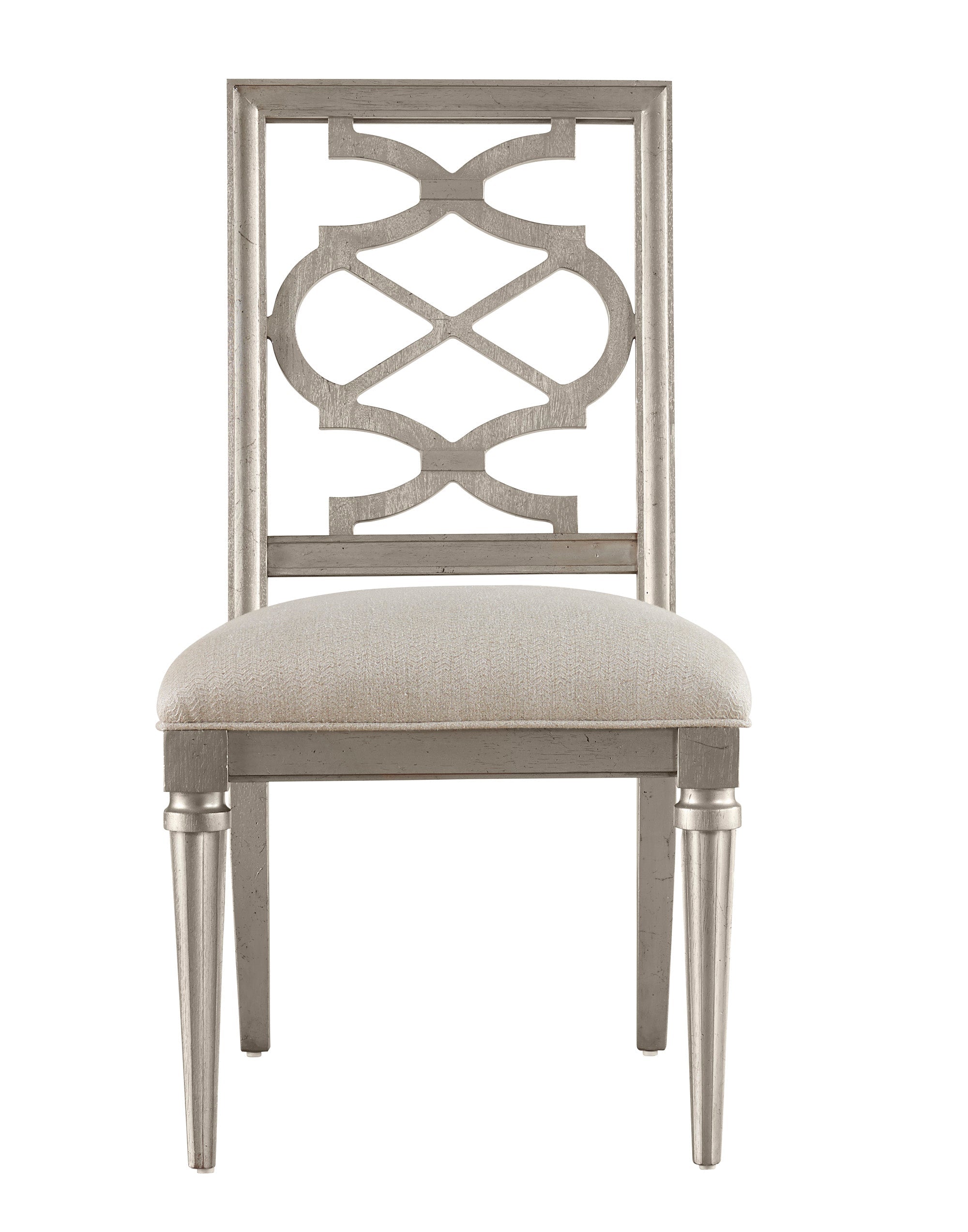 Morrissey Blake Side Chair - Bezel (Purchase in qty of 2 required, priced individually) - Silver