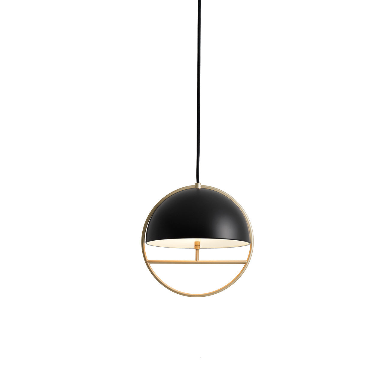 Huan Pendant-Seed Design-SEED-SG-226MP-BK-PendantsSmall-Matt Black / Champagne Gold-1-France and Son