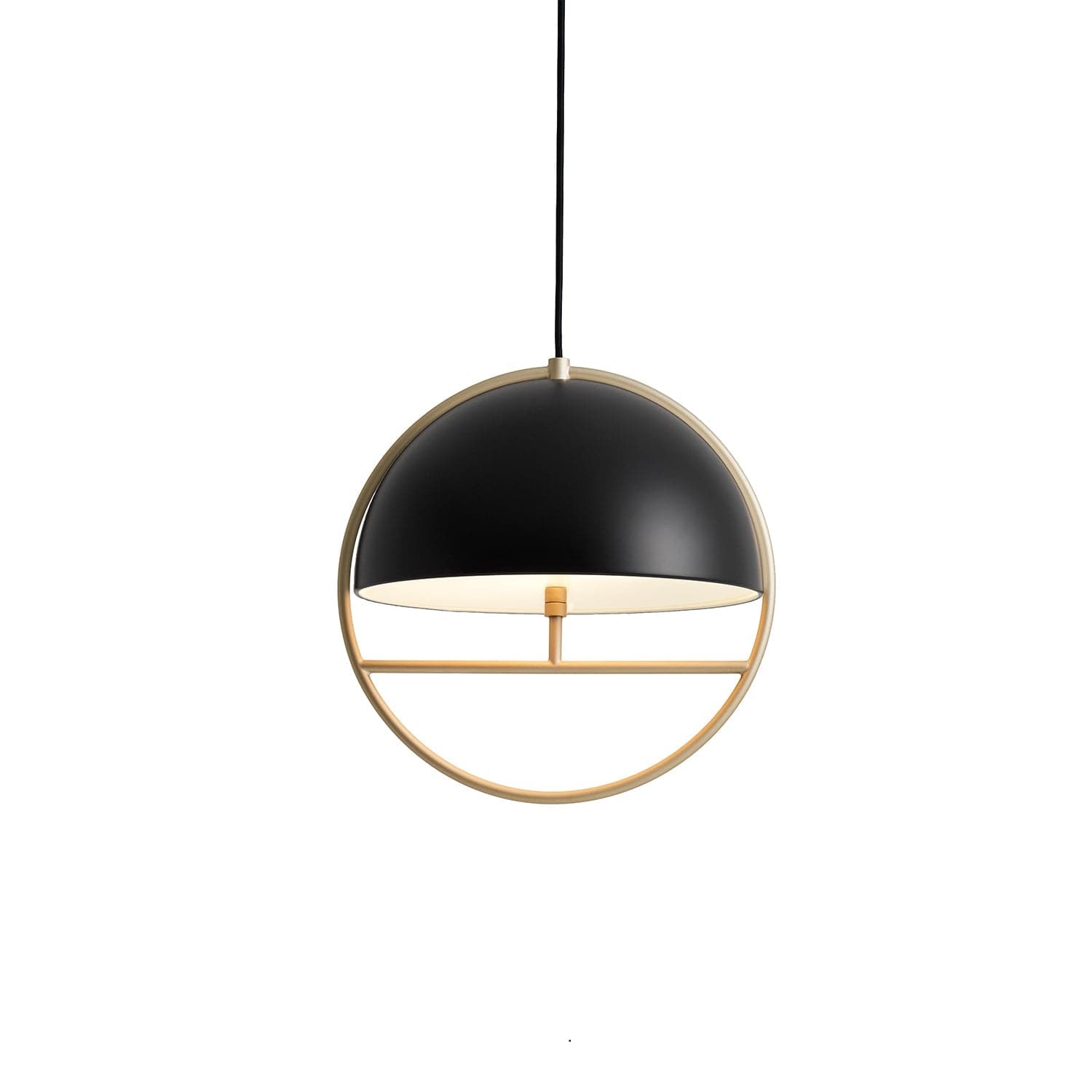 Huan Pendant-Seed Design-SEED-SG-394MP-BK-PendantsLarge-Matt Black / Champagne Gold-8-France and Son