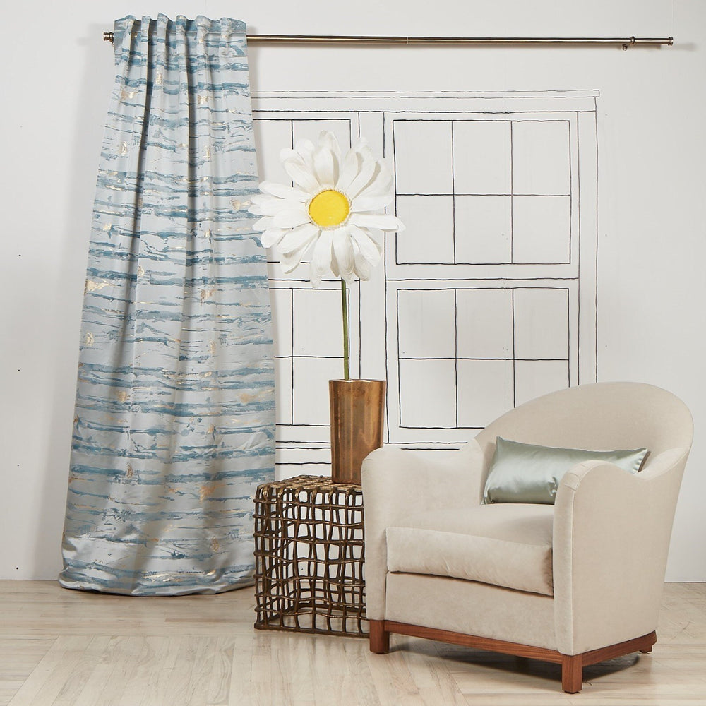 Serenity Curtain Panel-Ann Gish-ANNGISH-YCUSE108-BLE-Window Treatments-2-France and Son