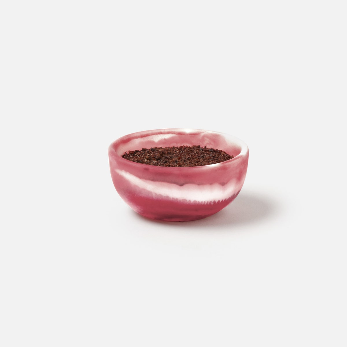 Hugo Pink Swirled Pinch Bowl Resin Pack/2
