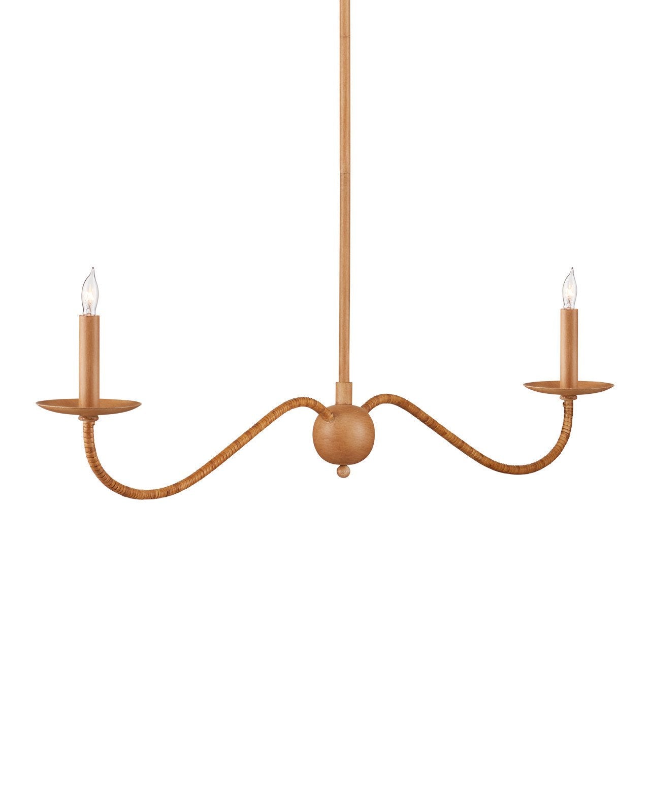 Saxon Linear Tan  Chandelier