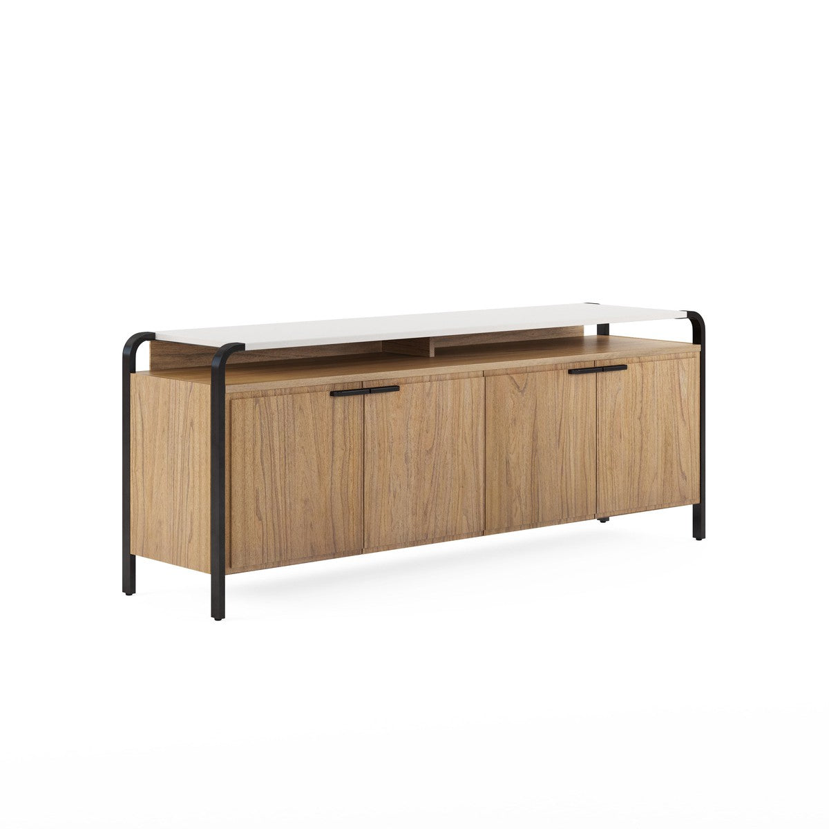 Portico Entertainment Console - Brown, White