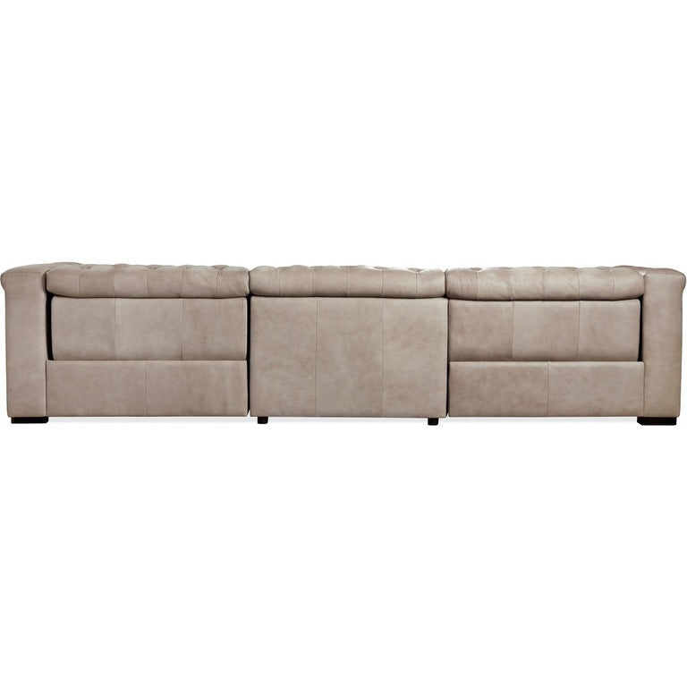 Savion Grandier Power Recliner Sofa w/ Power Headrest-Hooker-HOOKER-SS434-GP3-082-Sofas-2-France and Son