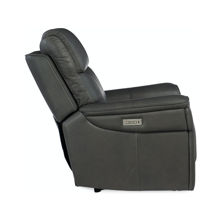 Lyra Zero Gravity Power Recliner w/Power Headrest-Hooker-HOOKER-SS608-PHZL1-091-Lounge ChairsGrey-8-France and Son