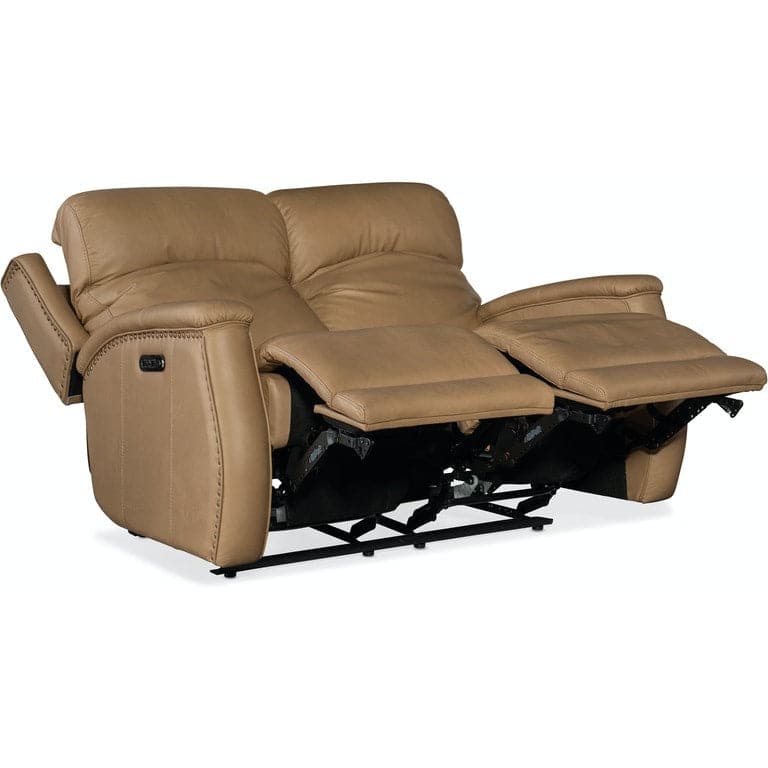 Rhea Zero Gravity Power Loveseat with Power Headrest-Hooker-HOOKER-SS703-PHZ2-080-SofasBrown-5-France and Son